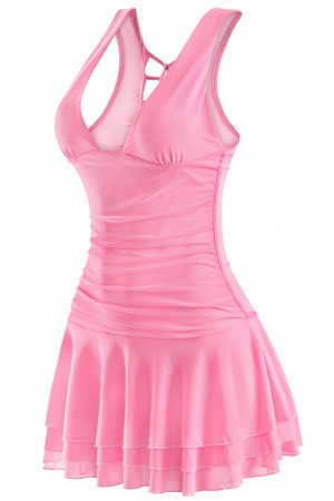 SLEEVELESS CUTOUT OPEN BACK BODYCON MINI DRESS