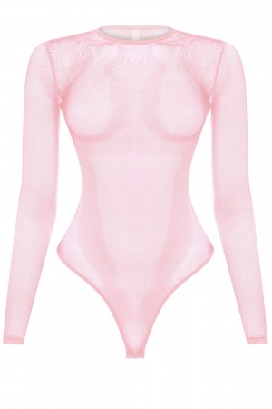 LONG SLEEVE MESH BODYSUIT